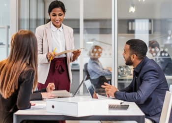 Business people having a meeting 